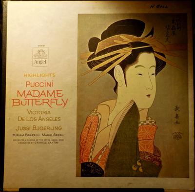 LP Record GIACOMO PUCCINI, VICTORIA DE LOS AN - Madame Butterfly-Highlights 35821 Angel Records 1960 US Classical Used