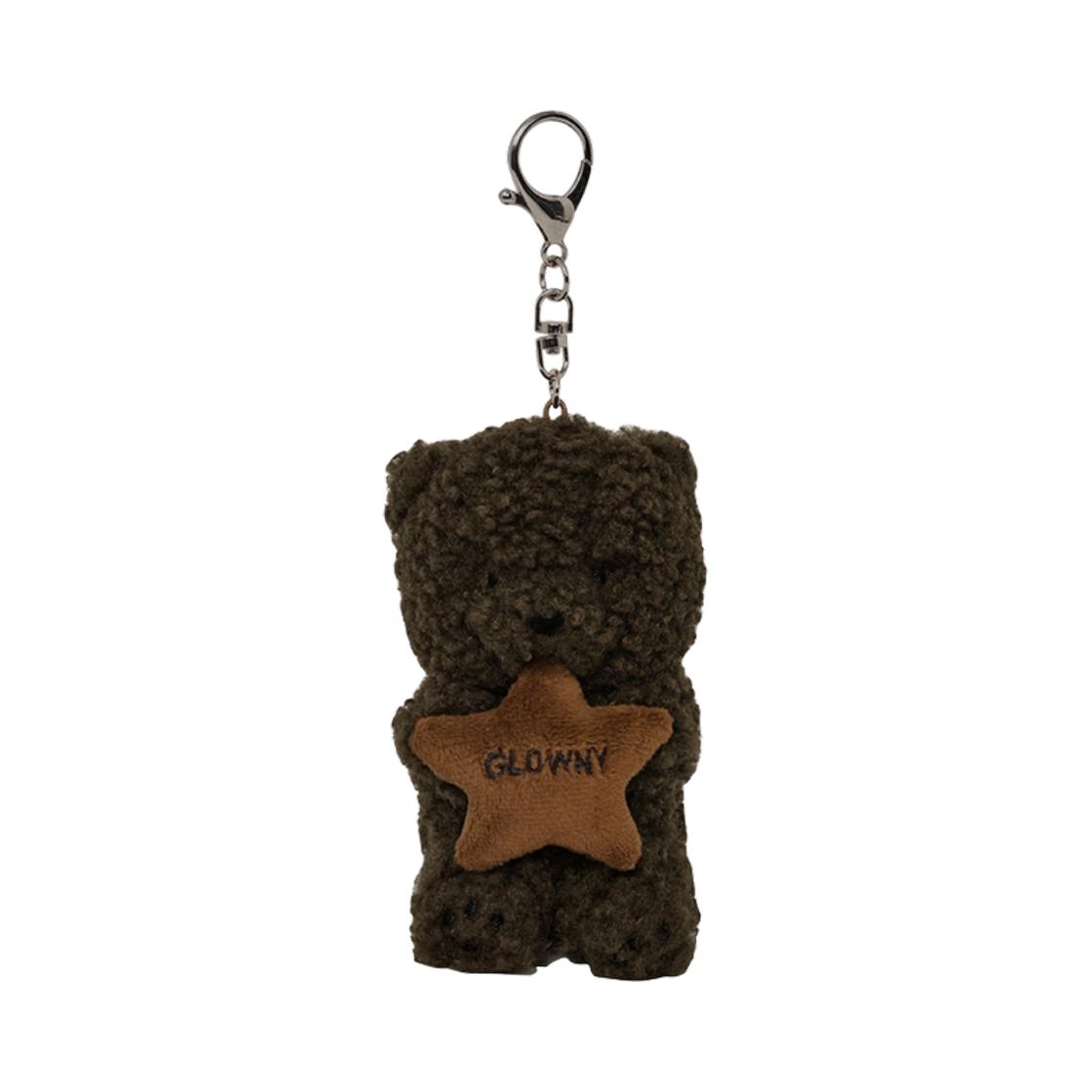 Glowny x Simihaze Hug Me Teddy Keyring Brown ONE SIZE коричневый