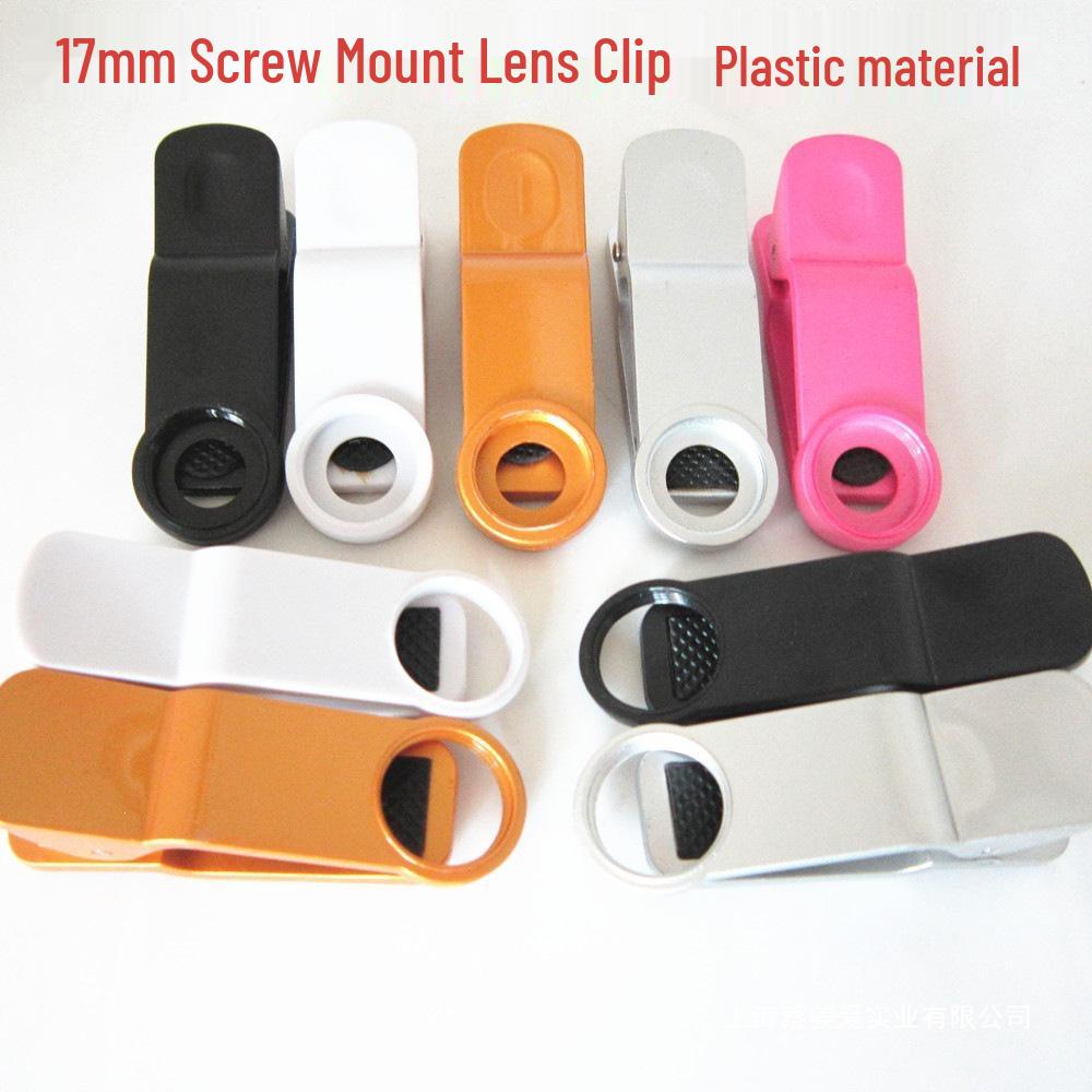 Universal Clip-On 17mm Thread Smartphone Lens: Telescope, Wide-Angle, Fisheye, Telephoto, Macro.