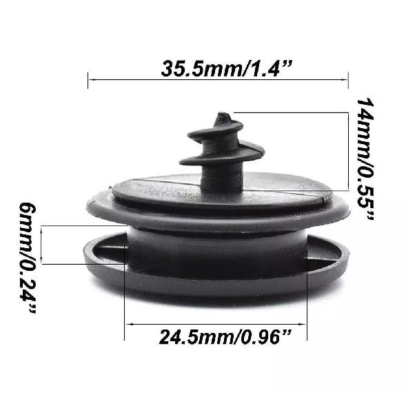 20set Universal Antiskid Car Auto Floor Mat Carpet Fastener Retainer Clips Black