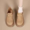 Versatile small man increases the height of lazy Boken shoes 2025 new autumn retro single shoes popular platform Birken shoes women