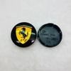 1pc 56mm Ferrari Horse Logo Badge Emblem Car Wheel Hub Center Caps Rim Cover Stickers For F-Ferrari SJ Roma F8 SF90 Accessories MQ4