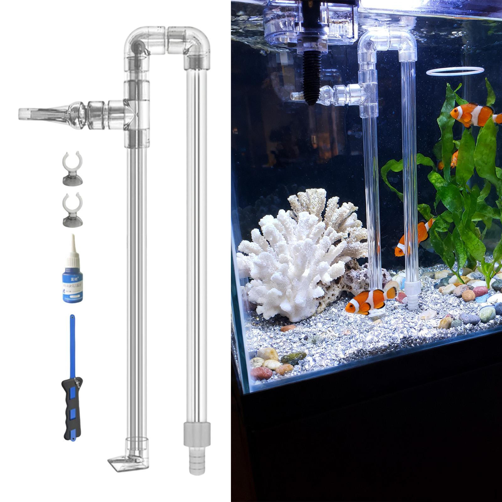 

Aquarium Lily Pipe Kit for Planted Tank Easy to Install Replacement outlet 20mm outlet kit 20mm
