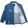 New Era SS25 Logo Embroidered Single-Breasted Long Sleeve Denim Jacket Unisex jackets 14536454