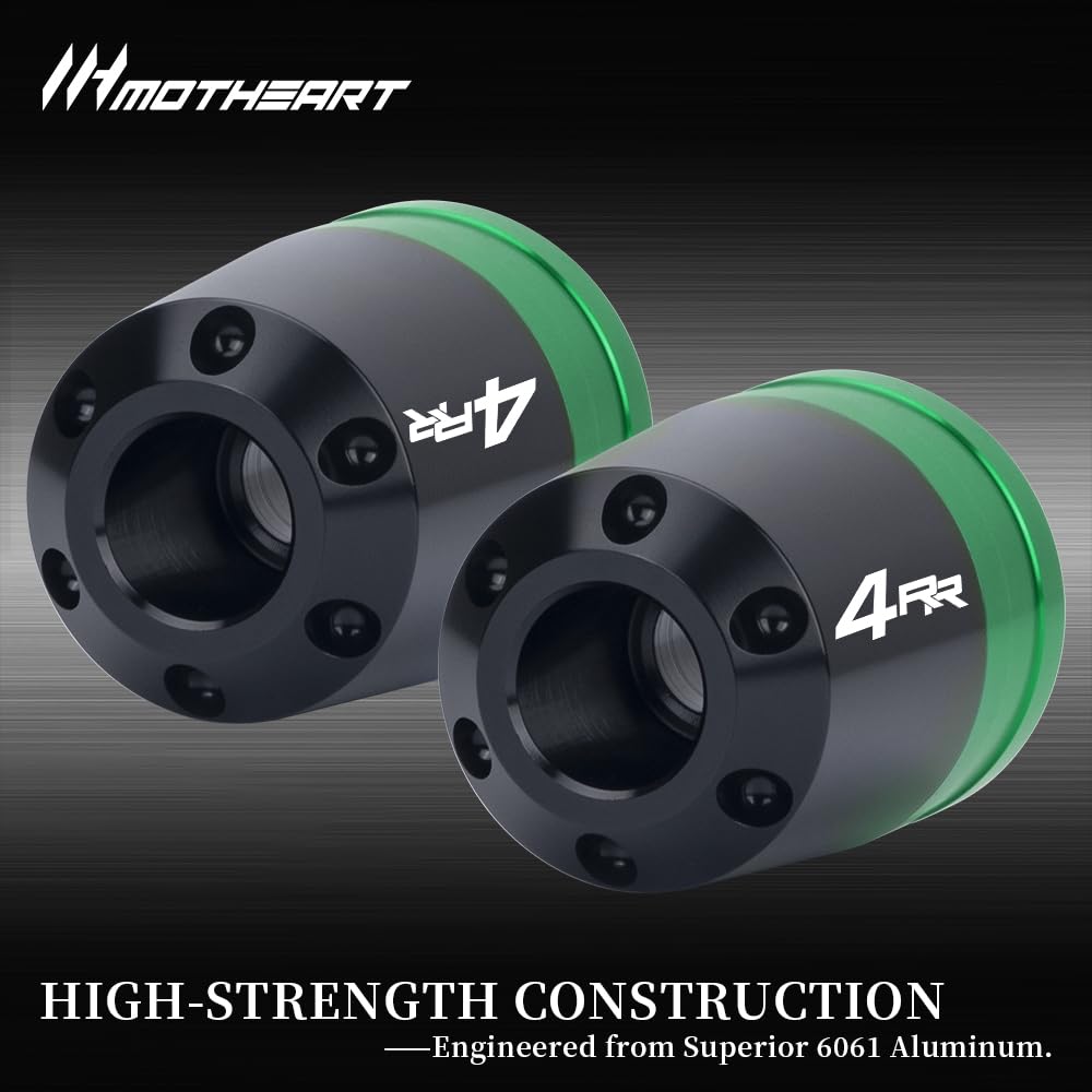 MotHeart Motorcycle Bar End Slider for Ninja ZX-4RR 2023-2024 Motorcycle Handlebar End Protector Motorcycle