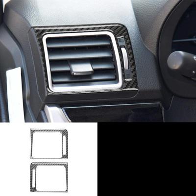 Für Subaru WRX / WRX STI Forester 13-18 2 teile/los Carbon Fiber Innen Auto Seite Air Vent Abdeckung Rahmen