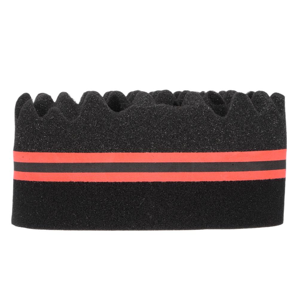 Barber Tool Big Holes Hair Sponge Brush Double-Sided Professional Sponge Brush Easy to Use Durable Afro Coil Comb Home Use