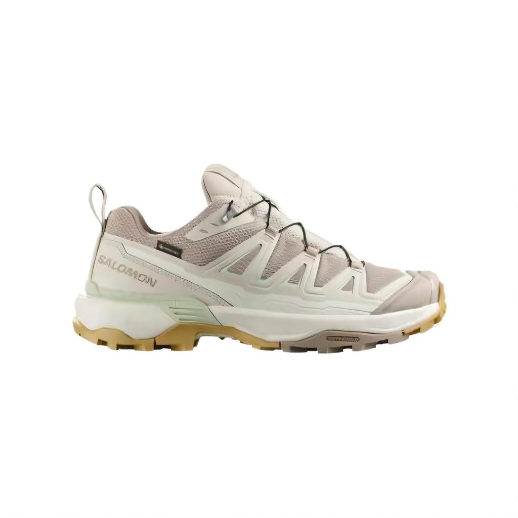 Salomon X Ultra 360 Synthetic Leather Edge Gore-Tex Comfortable Waterproof Grip Low-Top Hiking Shoes Women Hiking Shoes Light-Gray 478170