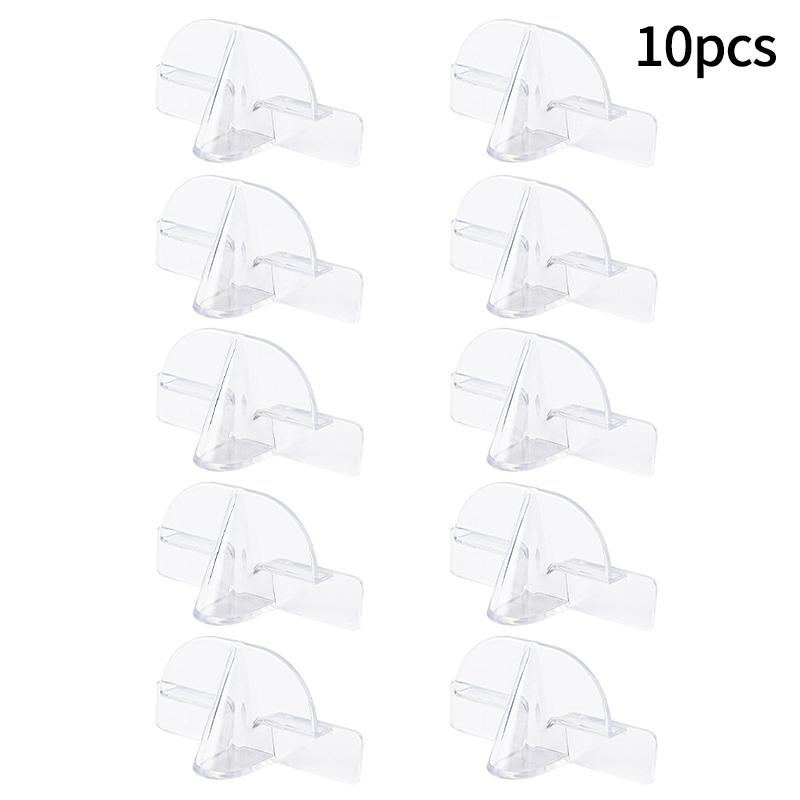 1/3/5/10pcs Glasses Storage Rack Transparent Color Wall-Mounted Sunglasses Storage Holder Glasses Display Rack Home Decoration
