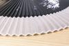 Folding Cherry Blossom 123009 Asahi-O Fan, Design, Black/Navy,