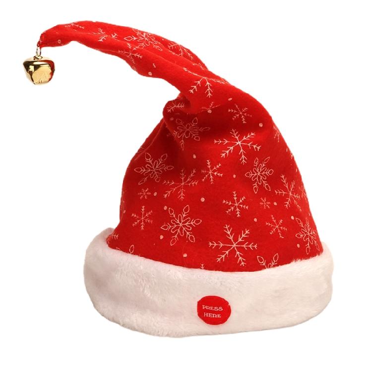 Electric Novelty Christmas Cap Costume for New Year Festival Party for Man Woman