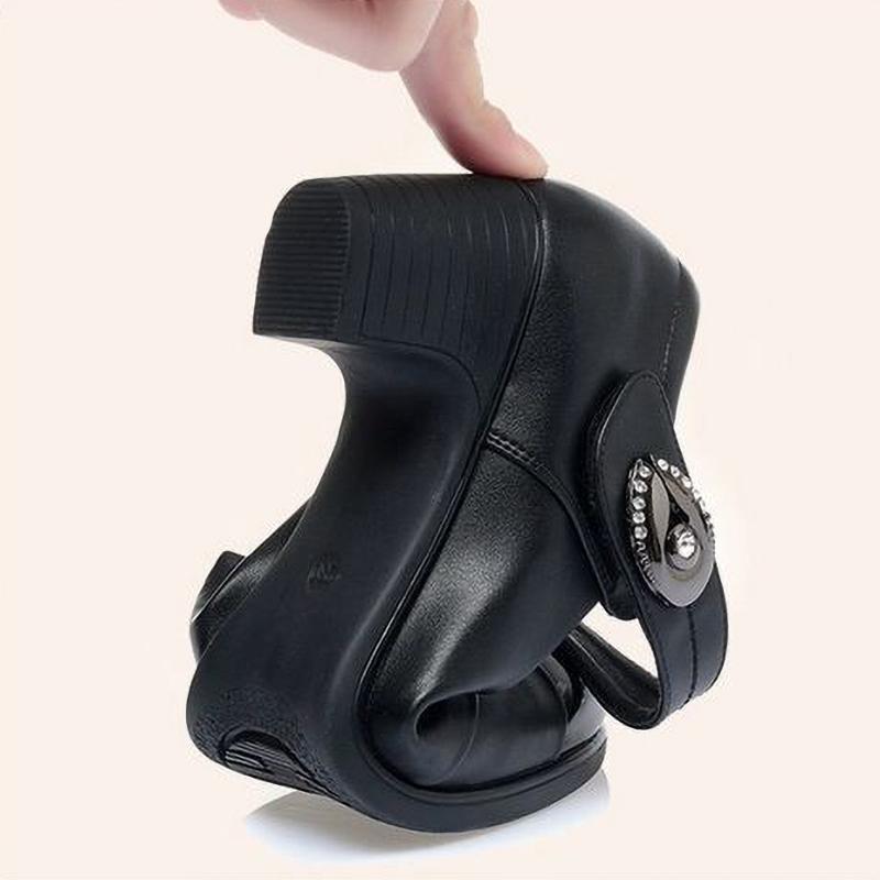 Spring Autumn Pointed Thick Heel Shoes Fashion Comfortable Sexy Casual Banquet Women's