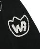 WACKY WILLY Jacquard Pullover Knit Black