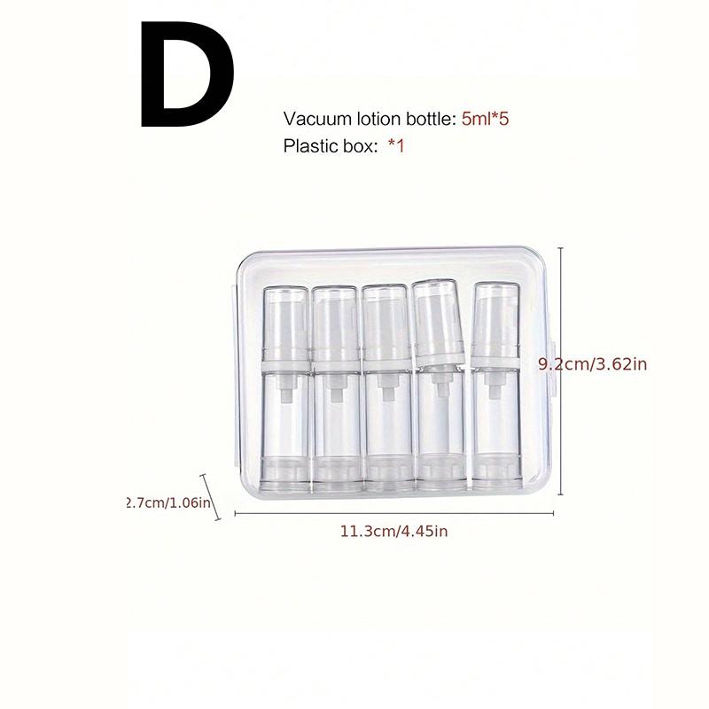 Travel Bottle Set Vacuum Bottle Spray Empty Bottle Water Emulsion Liquid Foundation Bottle Portable Essential Oil Bottle