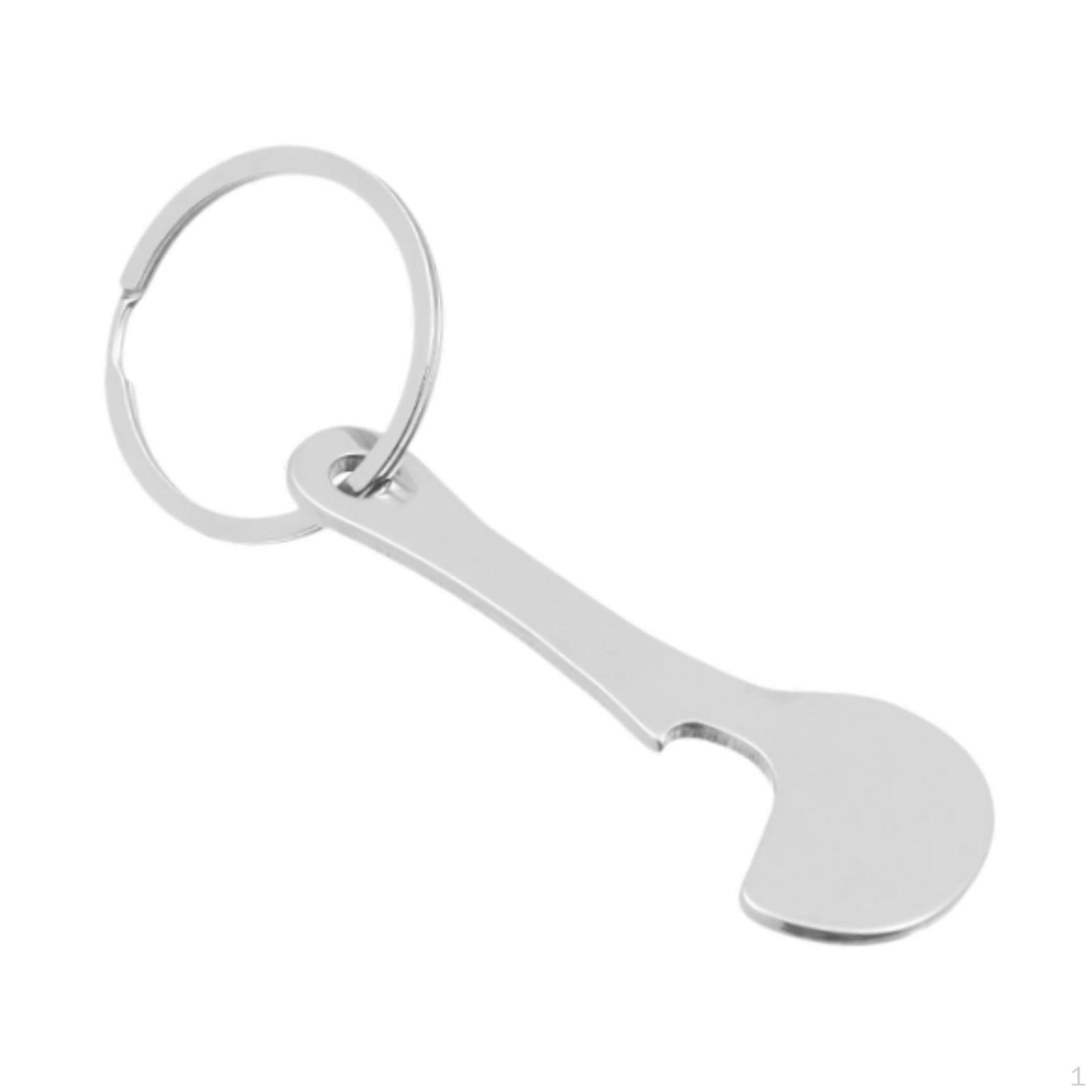 

Keychain Trolley Tokens Pendant ,Keychain Bottle Opener Tool ,Pocket ,Keyring for Shopping Type A