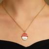 Trendy Snowman Pendant Necklace: Titanium Steel, Light Luxury Design, Cute Christmas Jewelry for Women.