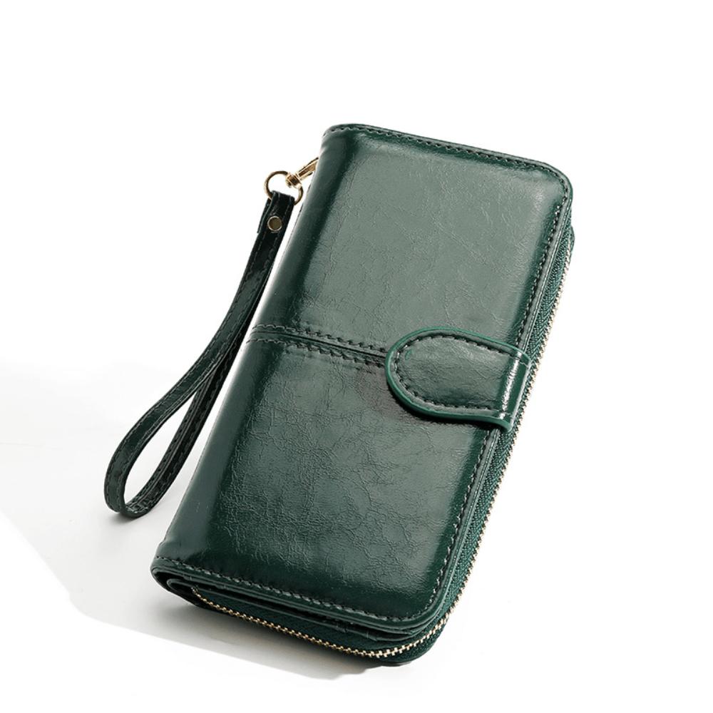 Wallet Women's Retro Mobile Phone Bag Long Zipper Women's Banknote Clip Wallet Wallet