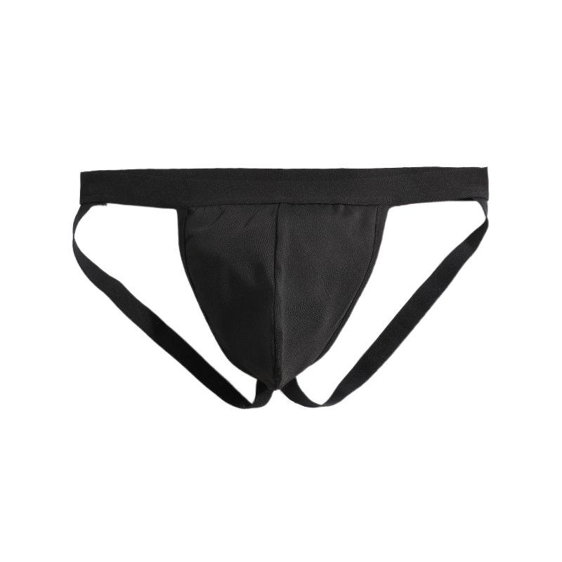 Men's Low Waist Ice Silk Thong: Sexy, Breathable, U-Convex, High Elasticity Underwear