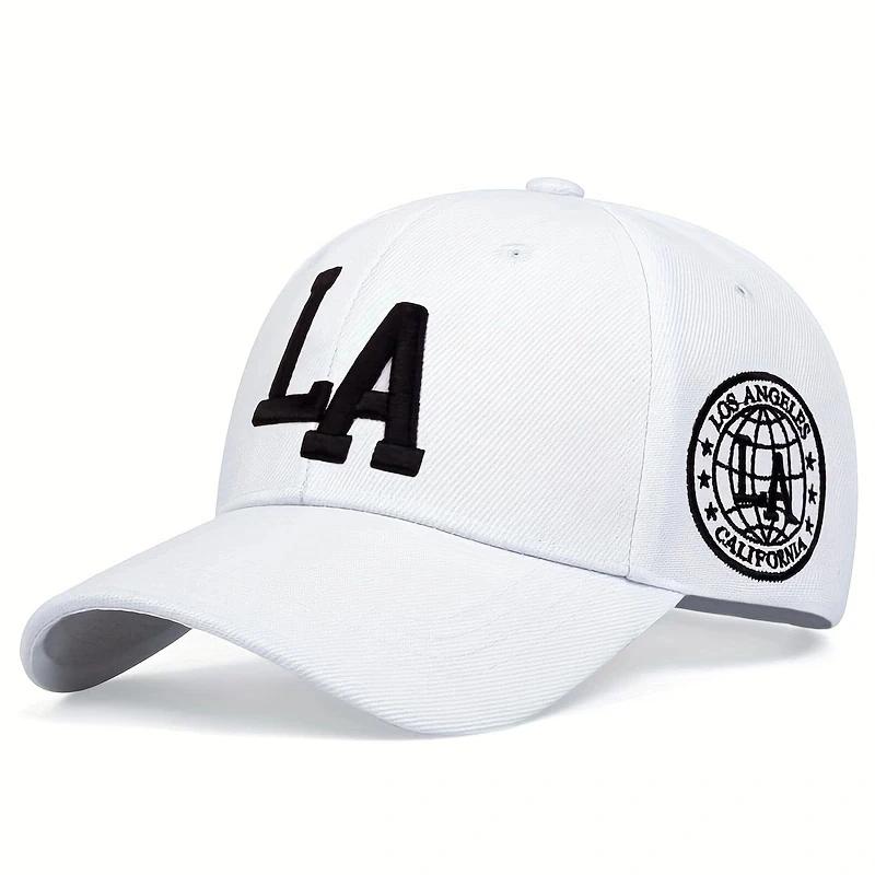Fashion Cotton LA Embroidery Baseball Caps Spring and Autumn Outdoor Adjustable Men Women Casual Snapback Hats Sunscreen hats