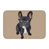1pc French Bulldog Cute Dog Floor Printed Mat, Non-slip Mat, Machine Washable Polyester Fabric, Suitable for Bedroom Living Room