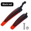 2 יחידות פגושי אופניים Splash Fender Guard Set אופני הרים אחורי מגן בוץ קדמי אביזרי רכיבה על אופניים עבור 20/22/24/26 אינץ'