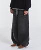 Gicheol Denim Sweat Balloon Pants (Washed Black)
