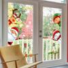 Santa Sticker Decoration Claus Wall Sticker Shop Window Children's Room Door Glass Scene Layout Sticker Wall Sticker