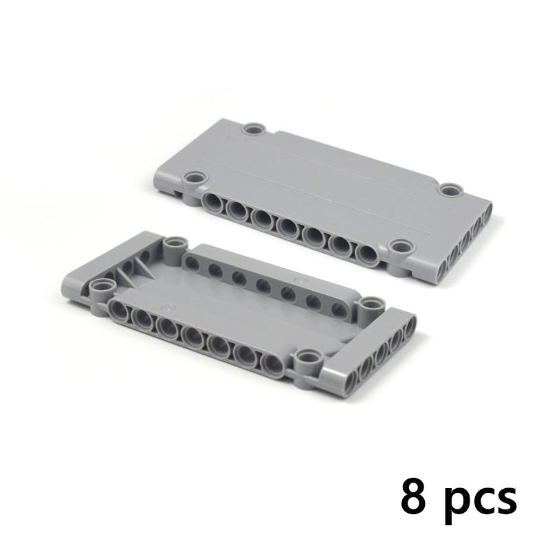 

4/8Pcs Particles Panel 64782 15458 Flat Plate 5 x 11 x 1 Bricks Collection Bulk Toys Compatible Technical MOC Building Blocks