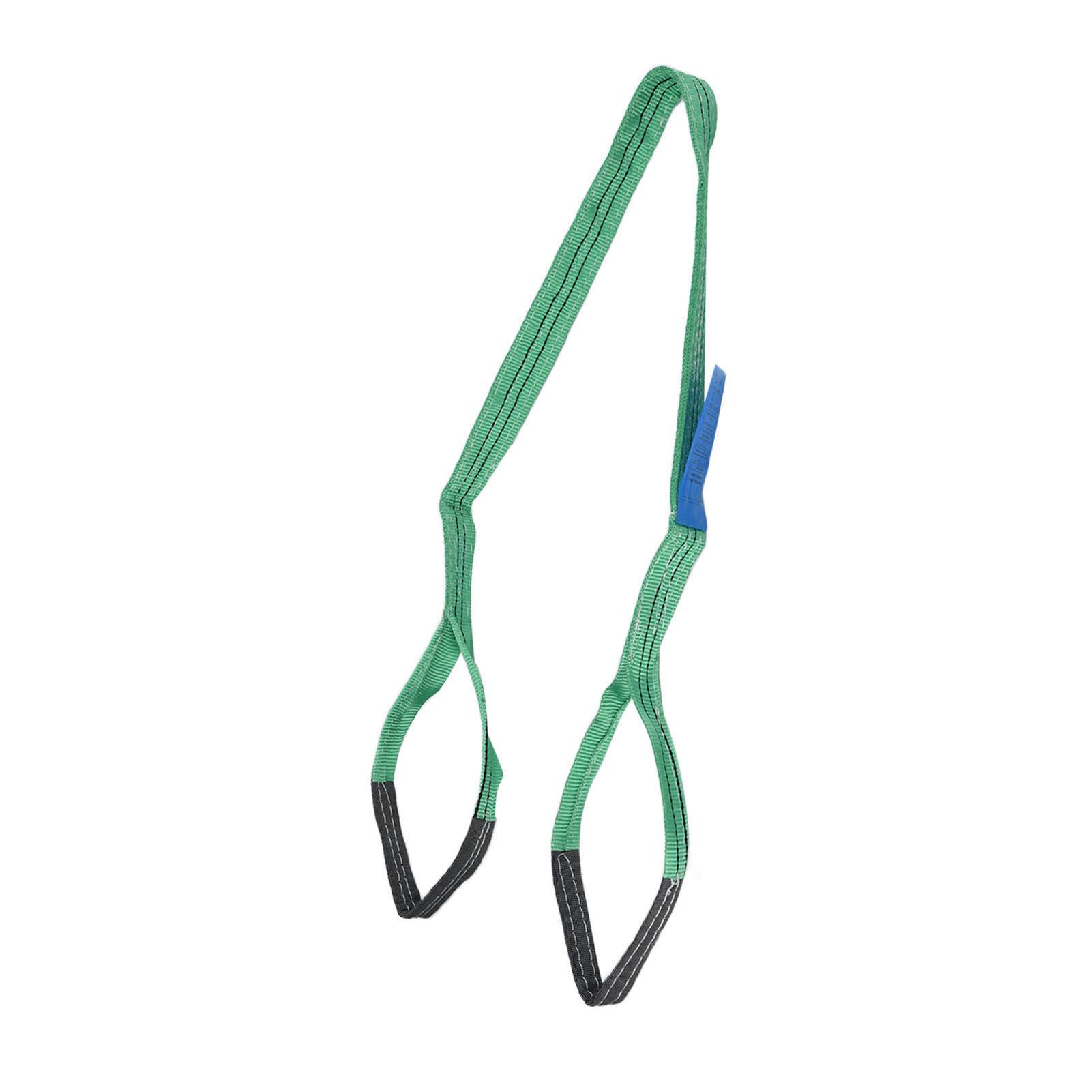 Sangles de levage Robustes Capacité de charge 2T Haute résistance Polyester Sangle plate colorée(2 mètres;6,56 pi: )