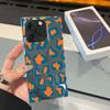 Clear Square Back Tube Case Protection For iPhone 16 ProMax 11 14 Pro Max 13 12 15 Plus Anti-Oxygen,Leopard Pattern Casing