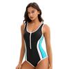 Sports Sleeveless Triangle Swimsuit Conservative Women's Sexy Backless Swimsuit