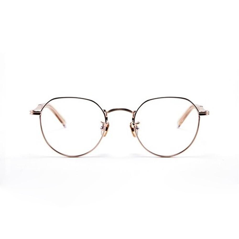 Leibeuntieolseu Seven Metal Eyeglass Frames White Gold Col.3