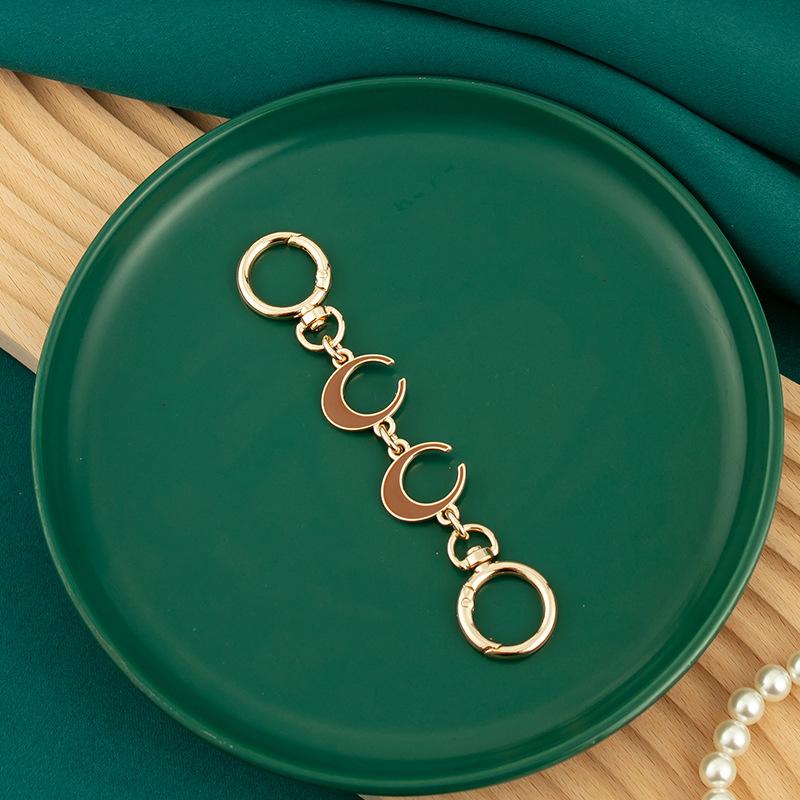 Bag Extension Chain Pearl Metal Accessories Love Buckle With One Shoulder Mahjong Armpit China-Chic Style