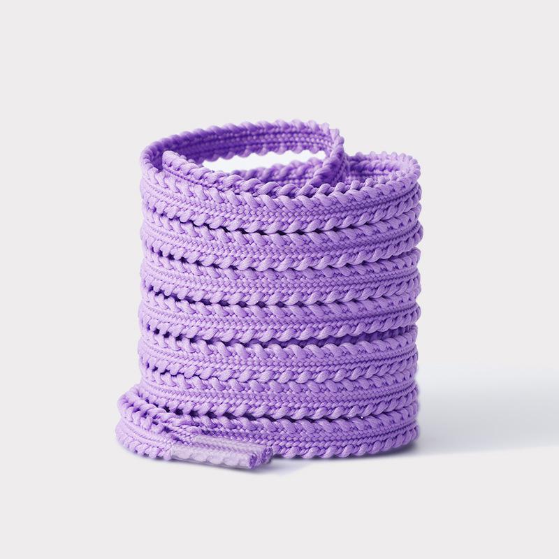 Sonic 1112 Black & White Elastic Flat Sports Shoe Laces