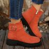 Women's Casual Side Zipper Boots - Flattering Versatile Boots for Fall and Winter