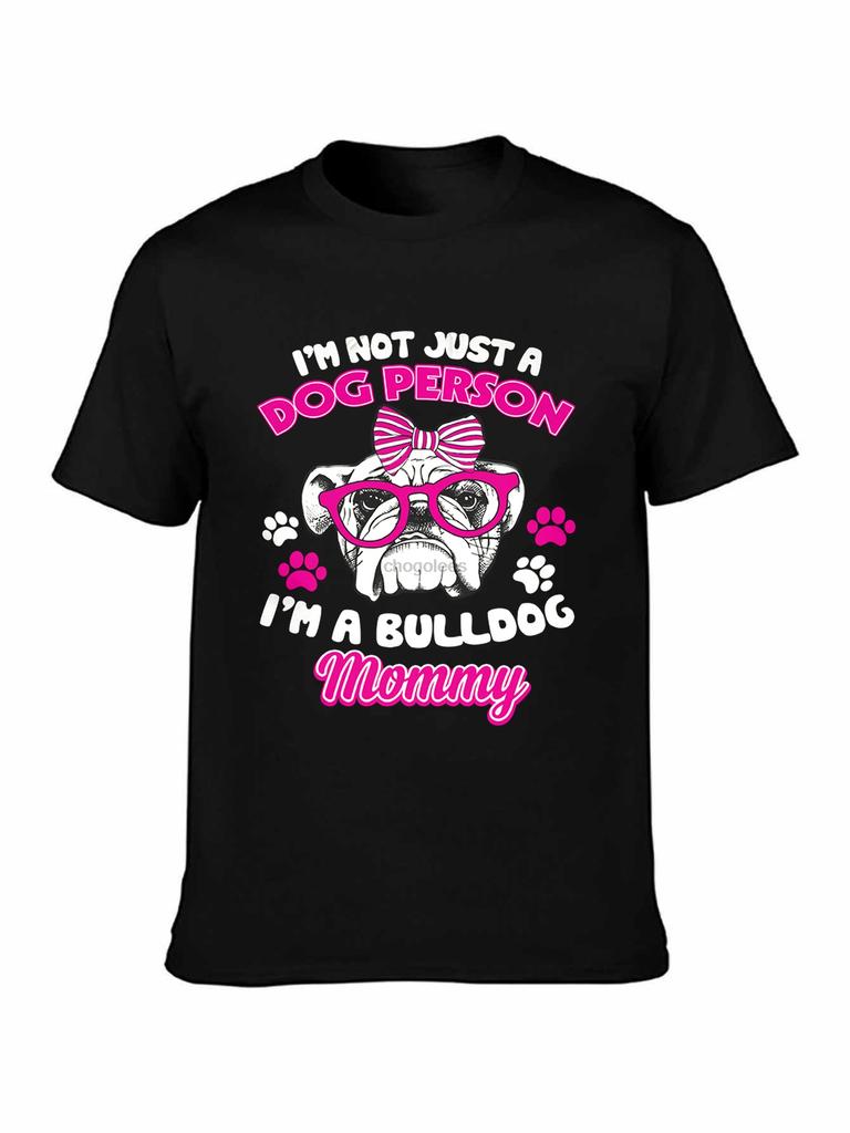 Bulldog Mommy Womens Relaxed Tee