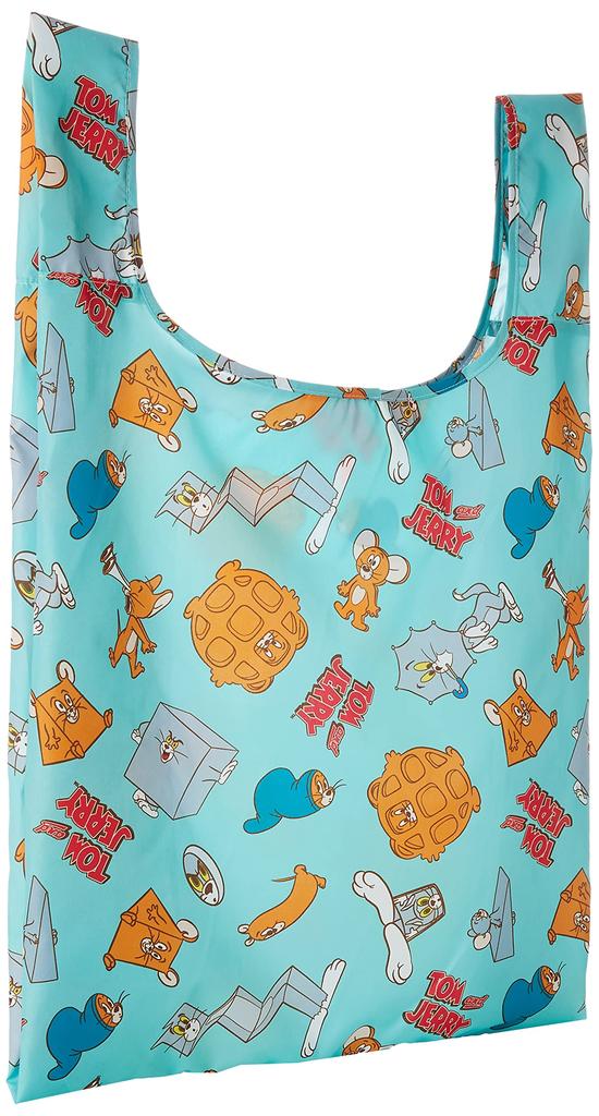 Marushin Eco Tom and Jerry Comical Cute x W40 x D20cm 12 x Made with Recycled Product 4105012100 Bag, Pattern, Merchandise, H63.5 (Folded 12cm),