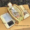 High-End Travel Makeup & Toiletry Bag with Colorblock Design - Large Capacity and Portable
