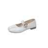 Mary Jane's one-shoulder style women's fashion versatile single shoes Spring Autumn new soft-soled comfortable flats P371
