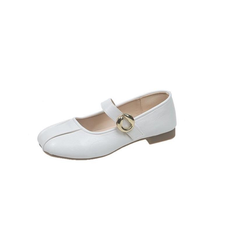 Mary Jane's One-shoulder Style Women's Fashion Versatile Single Shoes Spring Autumn New Soft-soled Comfortable Flats P371