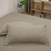 2PCS 2025 new 48 × 74cm solid color comfortable and skin-friendly pillowcase envelope pillowcase without pillow core
