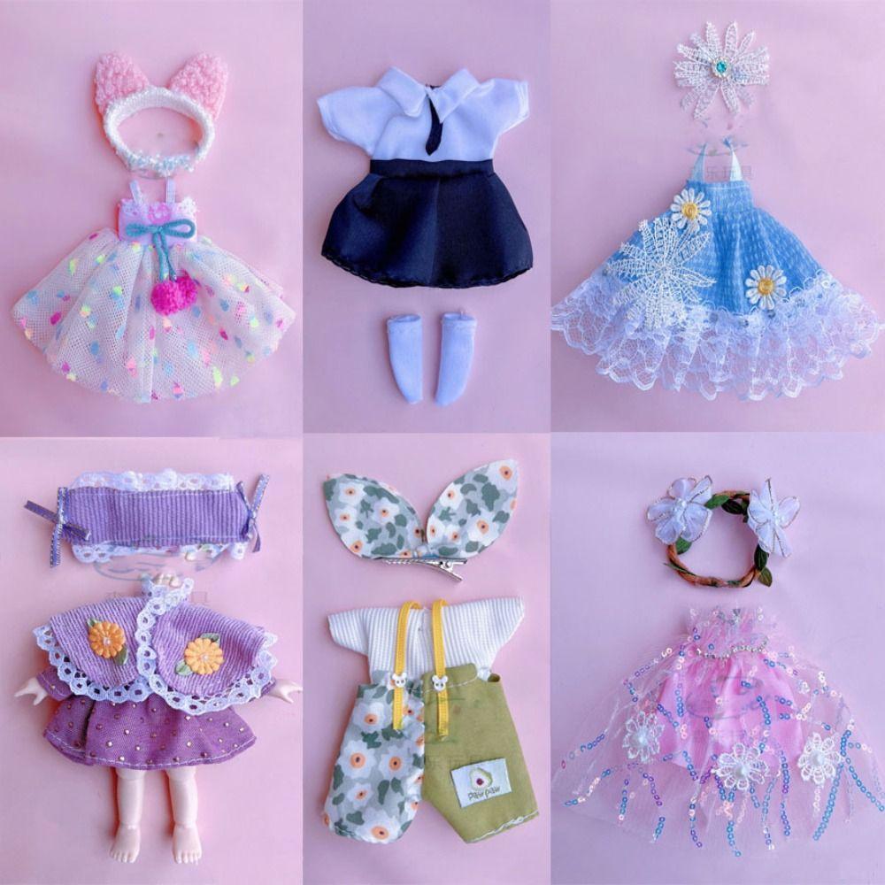 Cute Doll Clothes Dresses Fashion Skirts Obitsu 11 Ob11 Doll/ Ob11 Gsc 1/12 Bjd Molly Body