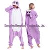 White Rabbit Cartoon Hooded Onesie Pajamas - Long Sleeve for Autumn/Winter, Couples' Home & Performance Wear.