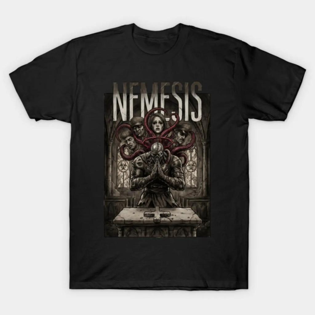 Nemesis Tribute Art T Shirt vintage Washed Unisex fashion Stretched Soft Slightly Stylish Comfortable Versatile streetwear