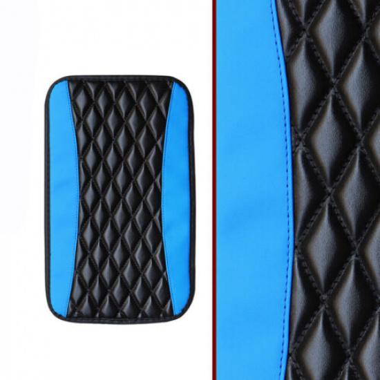 Car Leather Armrest Box Cushion Cover Center Console Pad Protector Accessories