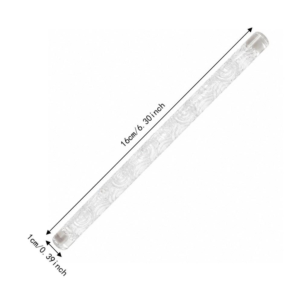 Acrylic Fondant Rolling Pin Non Stick Engraving Rolling Pin Fondant Decorating