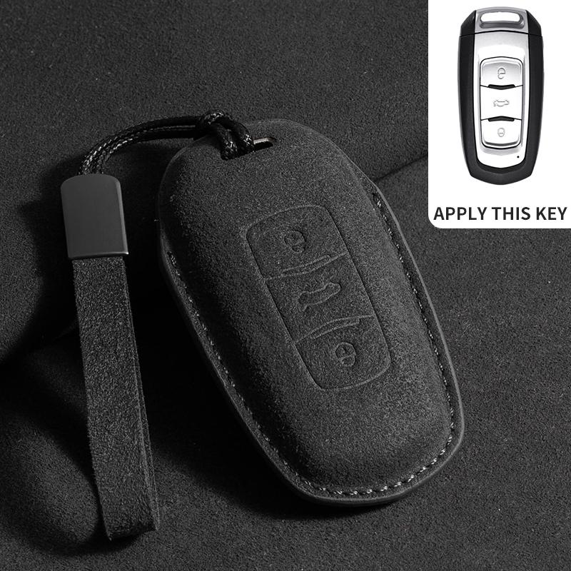 Car Key Case Cover For Geely Coolray 2024 X6 Emgrand  Hawk GX7 Car Key Holder Shell Accessories