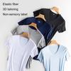 Heren Zomer T-shirt V-hals Dun IJszijde Effen Kleur Dunne Stretch Pullover Middellange Lengte Zweetabsorptie Sneldrogend Sport Fitness Top