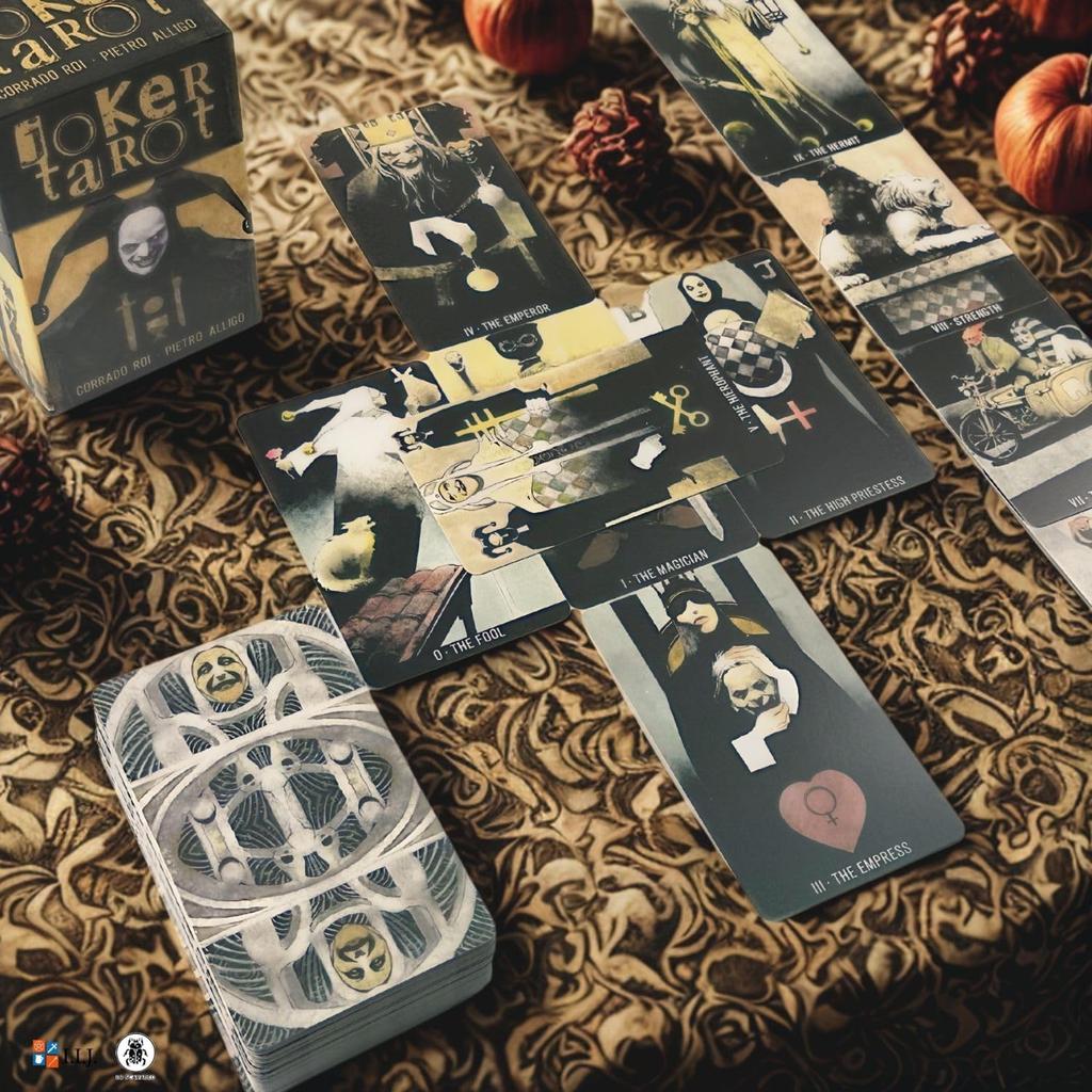 Joker Waite 78 Darkness Tarot Includes Japanese Authentic Product I.I.J Tarot, Edition, Cards, Cards, Instructions,