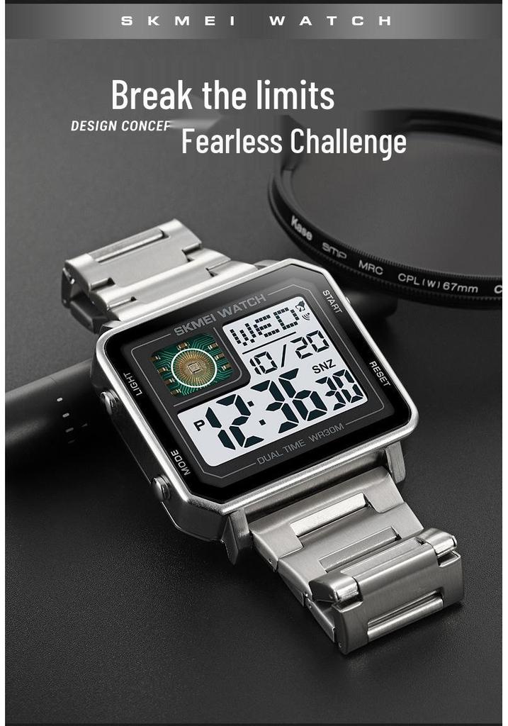 Shikemei Men's Large Dial Multi-functional Waterproof Luminous Outdoor Watch